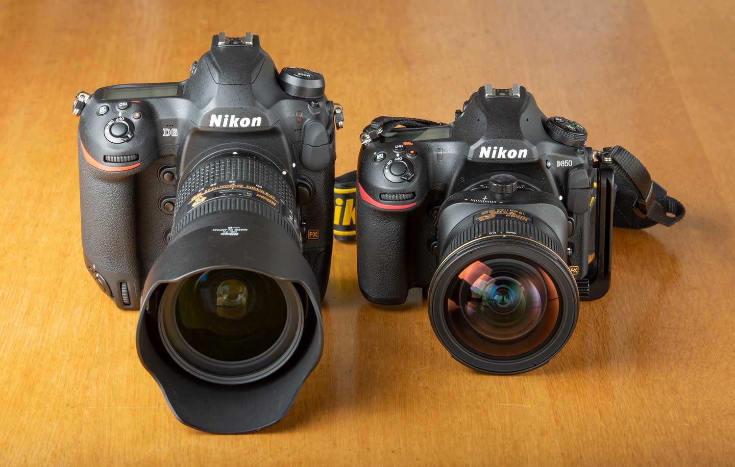 Nikon D6 vs D850