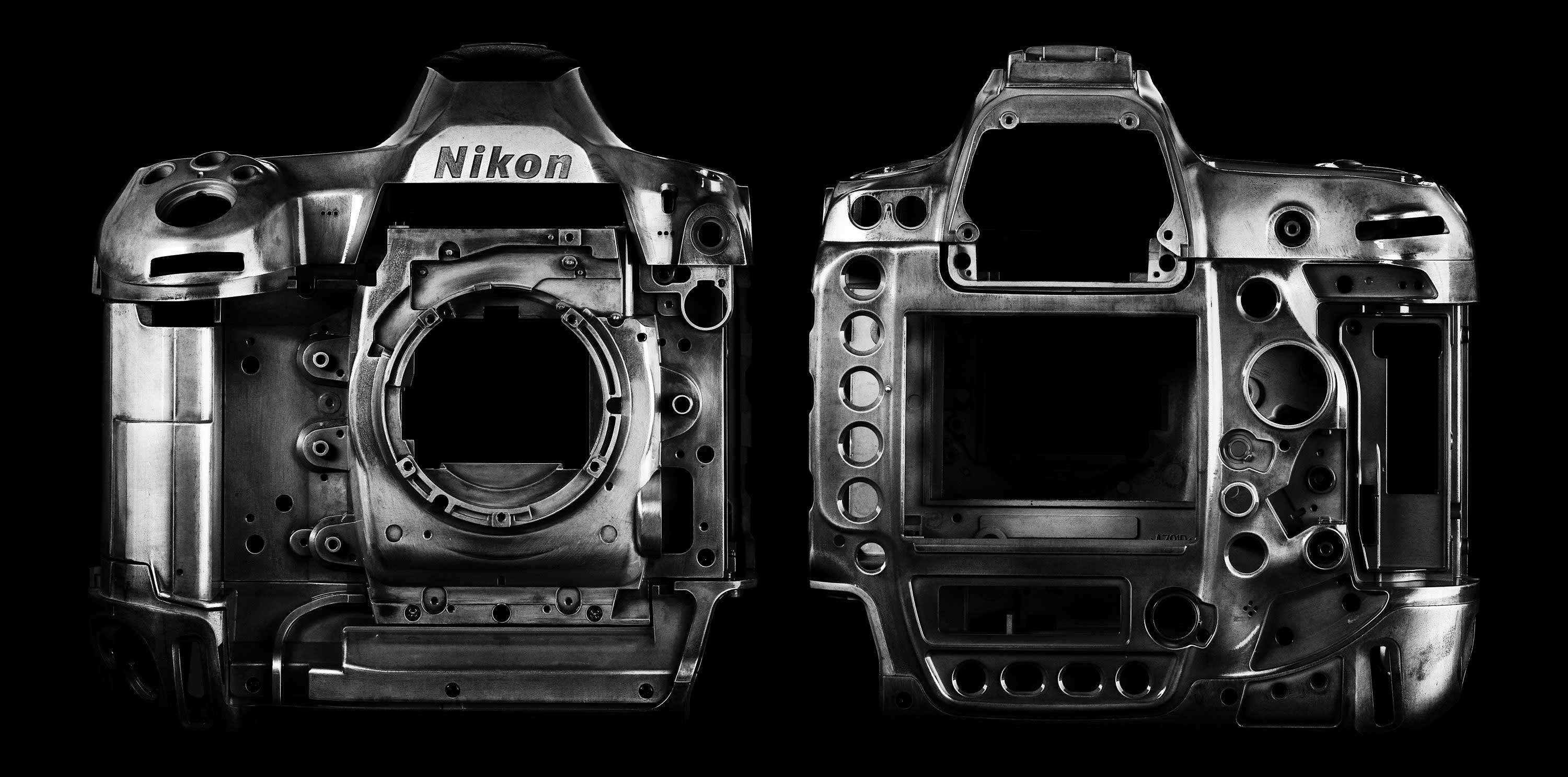 Nikon D6のマグネシウムボディ