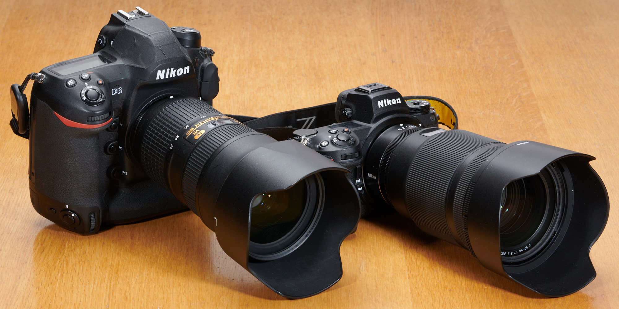 Nikon D6 vs Z6ii