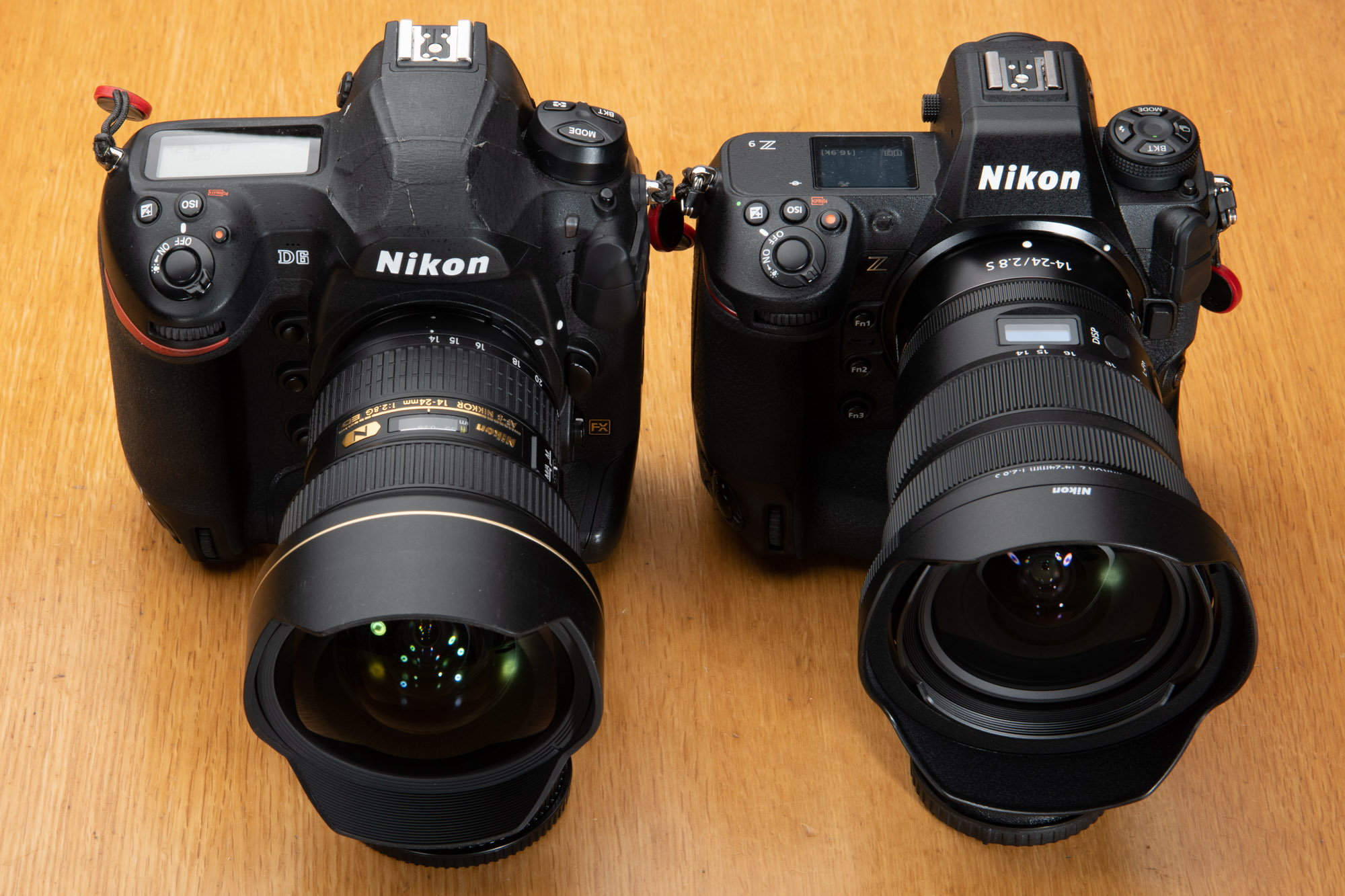 Nikon Z9 vs D6 with 14-24mm f/2.8