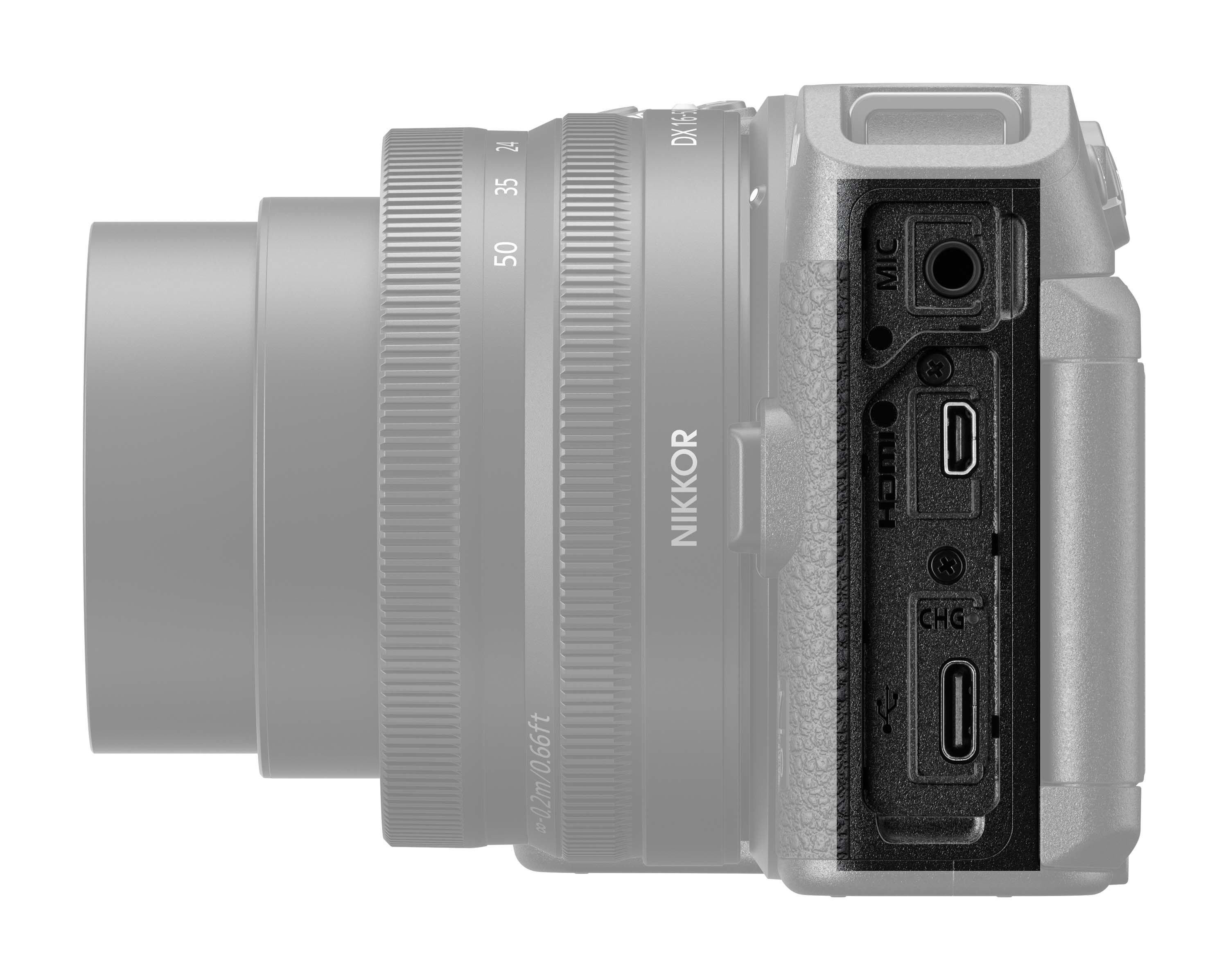 Nikon Z30、インターフェース