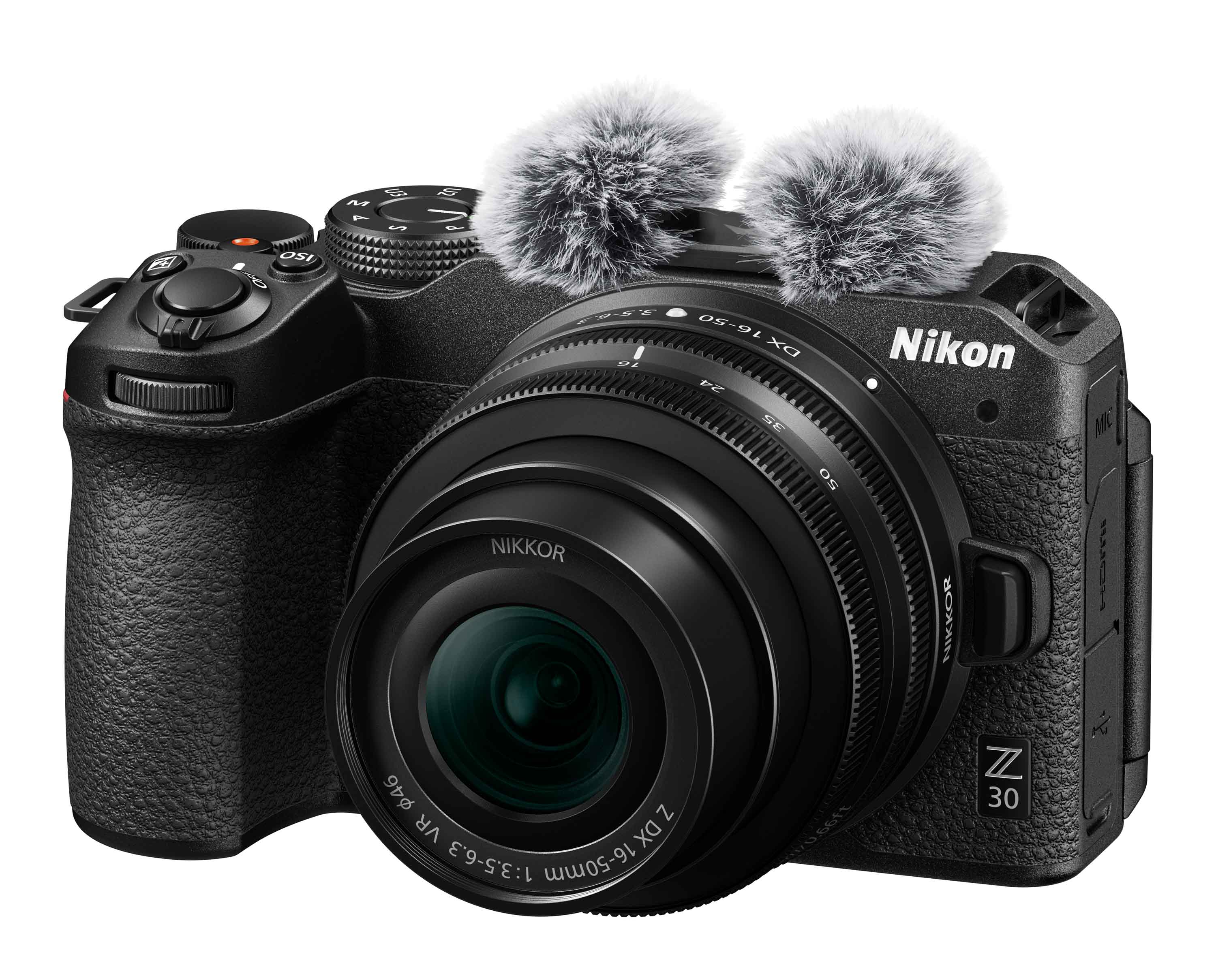 Nikon Z30、SmallRig ウィンドマフ3859(別売り)を装着