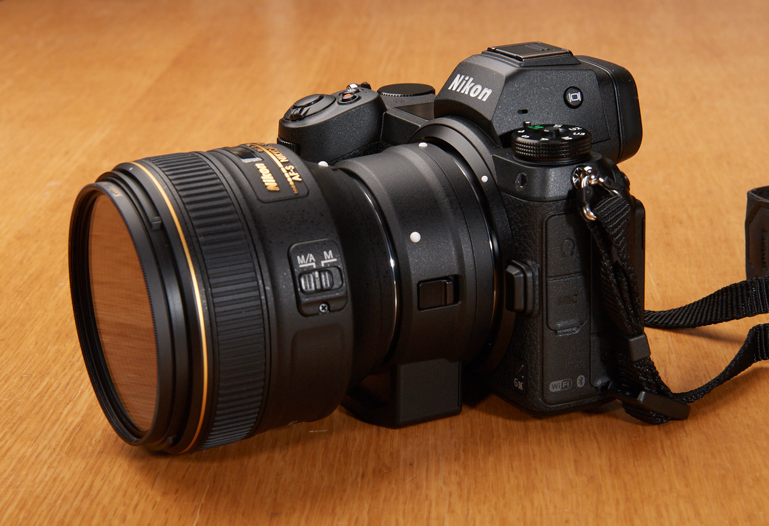 Nikon Z6iiにFTZを使ってAF-S Nikkor 58mm f/1.4Gを装着