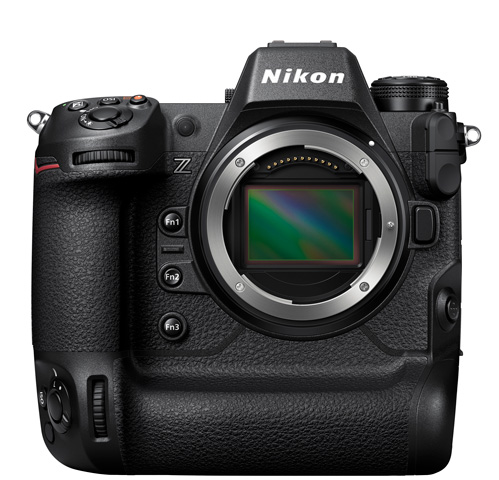 Nikon Z9、正面。レンズを外したマウント面写真