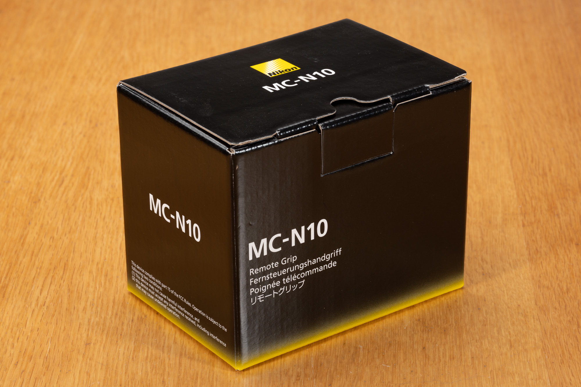 Nikon MC-N10（リモートグリップ）の元箱